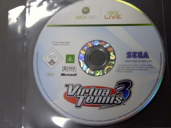 VIRTUA TENNIS 3 (LOOSE)