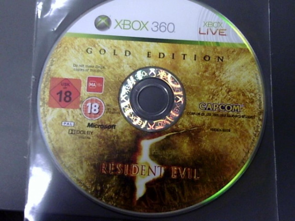 RESIDENT EVIL 5 EDITION GOLD (LOOSE)