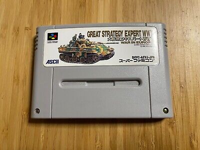 GREAT STRATEGY EXPERT DAISENRYAKU SUPER FAMICOM