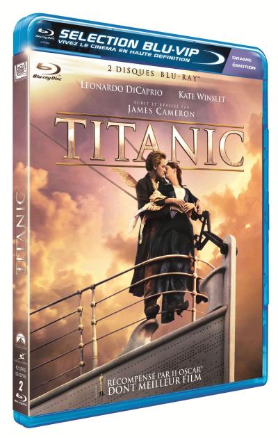 TITANIC COMBO BLU-RAY 3D + BLU-RAY - EDITION BOITIER STEELBOOK