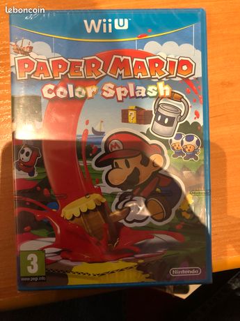 PAPER MARIO: COLOR SPLASH (WIIU)(NEUF)