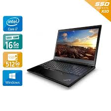 LAPTOP THINKPAD I7-6820/16GO/NVIDIA M1000M QUADRO