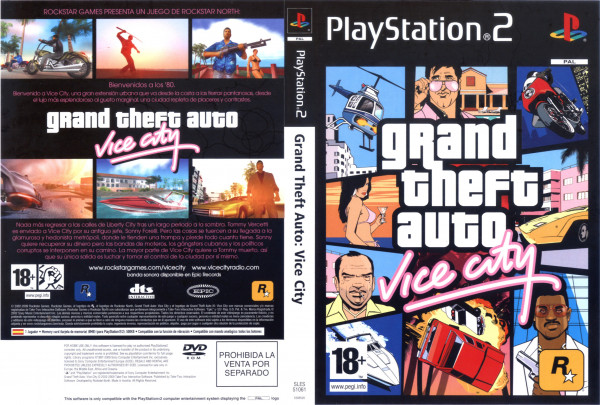 JEU PS2 GTA VICE CITY