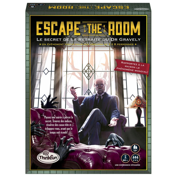 ESCAPE THE ROOM LE SECRET DE LA RETRAITE DE DR GRAVELY