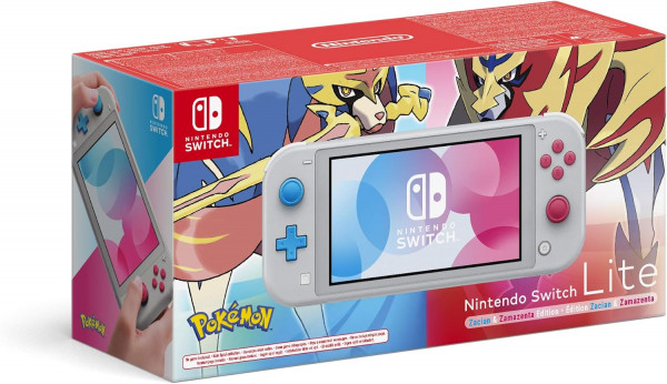 CONSOLE NINTENDO SWITCH LITE EDITION ZACIAN & ZAMAZENTA EN BOITE