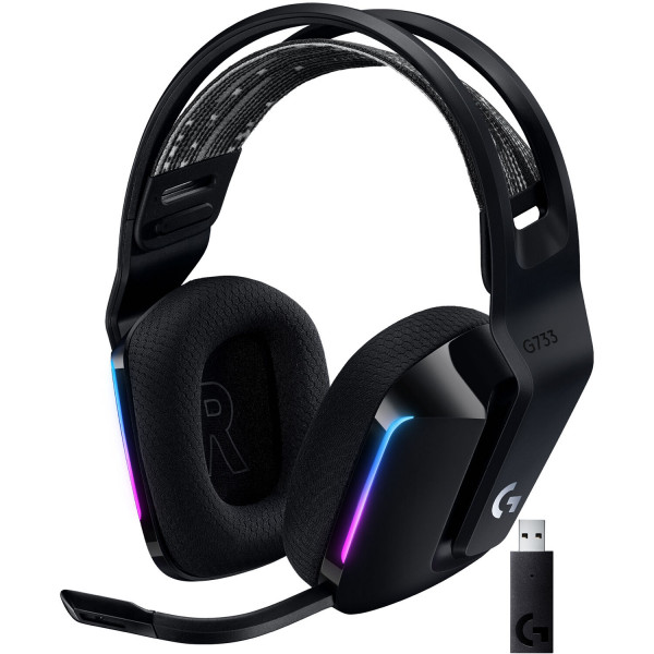 CASQUE GAMING RGB SANS FIL DONGLE USB LOGITECH G733