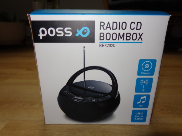 POSTE RADIO/CD/USB POSS BBX2020 BLACK