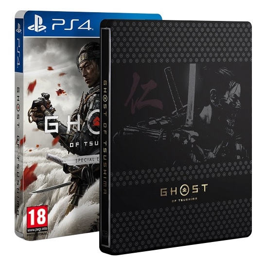 JEU PS4 STEELBOOK GHOST OF TSUSHIMA EDITION SPECIALE