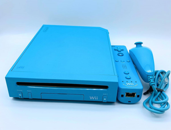 CONSOLE WII BLEU